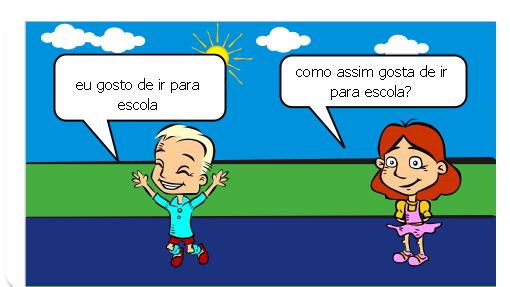 Educação com tecnologia.