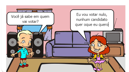 Neste gibi irá mostrar que você deverá estudar os políticos muito bem antes de votar neles, pois nem sempre eles são o que nós pensávamos 