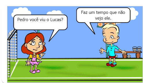 Quadrinho relacionado ou conteúdo trabalhado em nas aulas