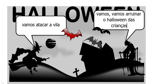 A família halloween