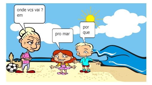o dia que eu foi para a praia .
