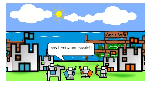 uma luta de ninjas profissionais