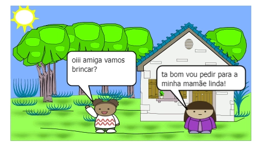 era um dia com muito sol não tinha uma nuvem ..