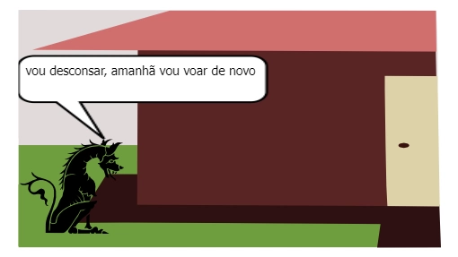 essa história conta um dragão q viaja o mundo