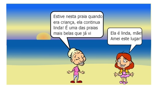 Demostrar a degradação de uma praia devido a poluição