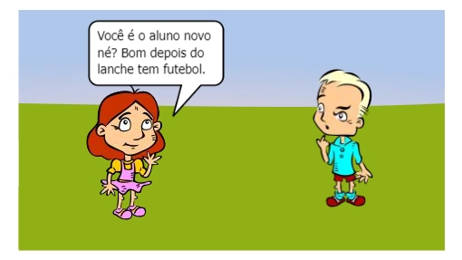 UM MENINO NOVO EM UMA ESCOLA QUE SE CHAMA COLÉGIO SÃO PAULO, FAZ AMIZADES NOVAS E FAZ UM GOL DE BICICLETA 