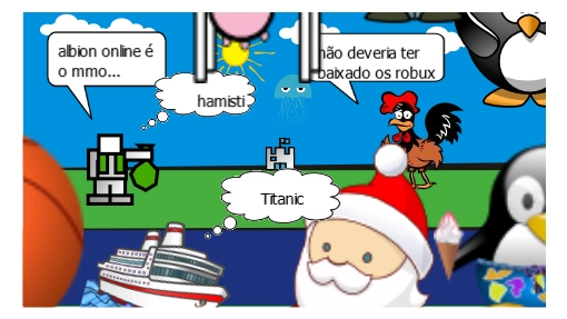 galo jogando minecraft com virus