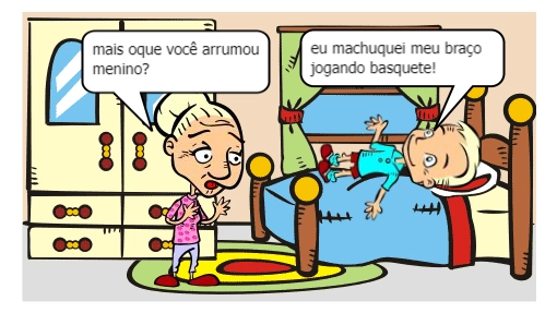 o menino que gosta de basquete 