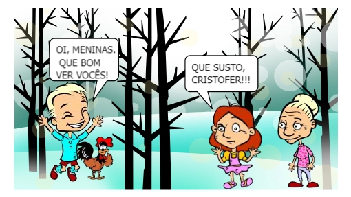 GIULIA, LÍVIA E NICOLY.