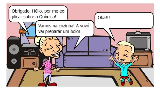 HQ que esclarece uma discussão entre um neto e seu avô sobre a relação entre Química e o Meio Ambiente.