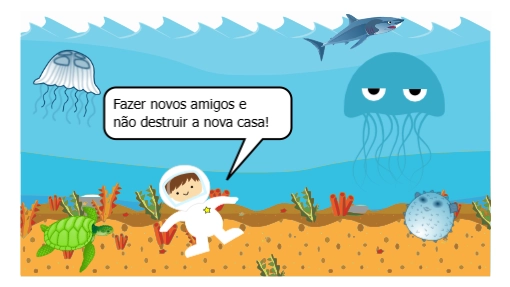 Em busca de um lugar mais saudável para viver, o homem finalmente vence (ou quase) a barreira da pressão e chega ao fundo do mar...